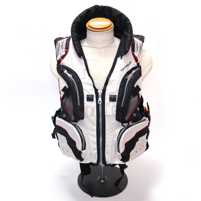 ライフジャケット セーフティフローティングベスト枕付 FV-6009 釣り