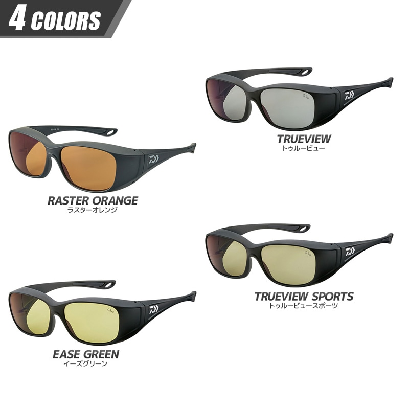 ダイワ 偏光サングラス TLO 028 マルチオーバーサングラス ソフト