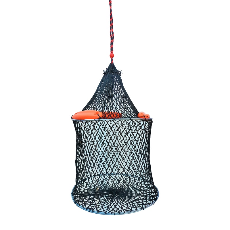 スカリ 釣り 2段スカリ 36cm 高さ30cm 魚活かし クレモナワイヤー巻スカリ 丈夫 長持ち 魚に優しい 傷みにくい メッシュ ビク 海釣り 堤防釣り 磯釣り アジ サバ 活かし 活き餌 キープ AKA017 プロマリン