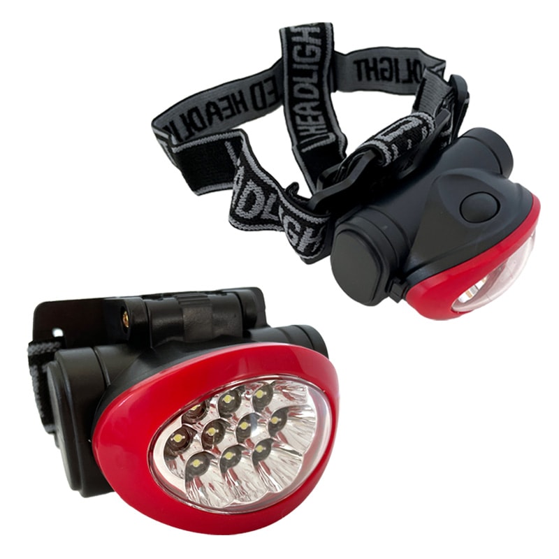 LEDヘッドランプ 釣り OG7233 10灯 （カラーは選べません） ヘッドライト LEDライト キャンプ 登山 夜釣り アクアビーチセール 大阪漁具 OGK クリアランス価格