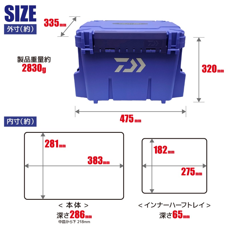 ダイワ タックルボックス 釣り TB7000 カスタム パープルSP