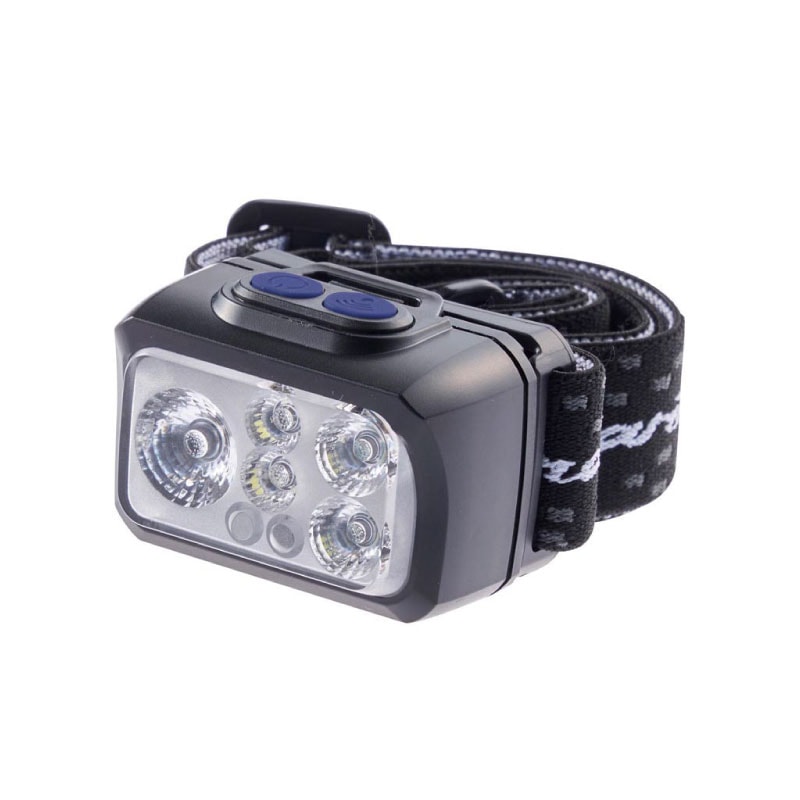 センサースイッチ ハイブリッドヘッドランプ 釣り LEK123 ブラック 340