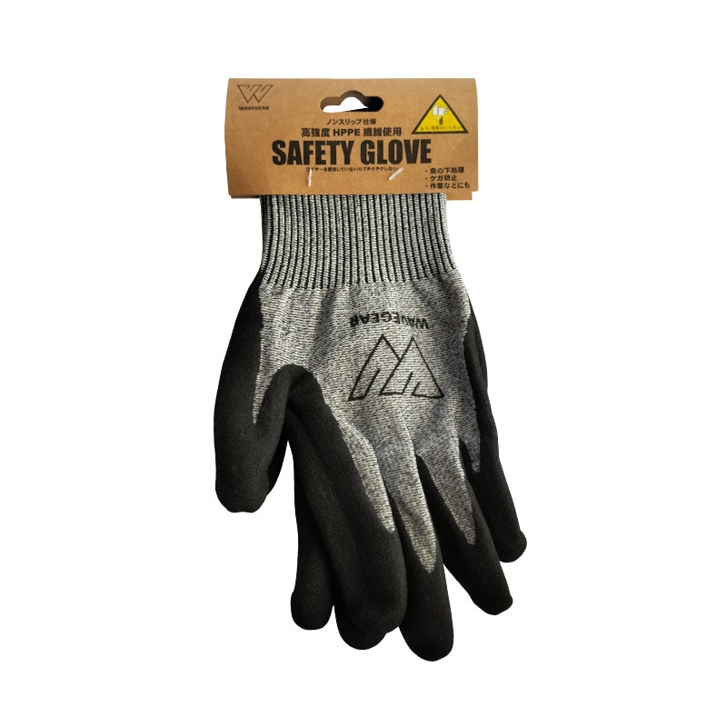 セーフティグローブ KG-380 釣り ノンスリップ仕様 フィッシンググローブ 手袋 WAVE GEAR