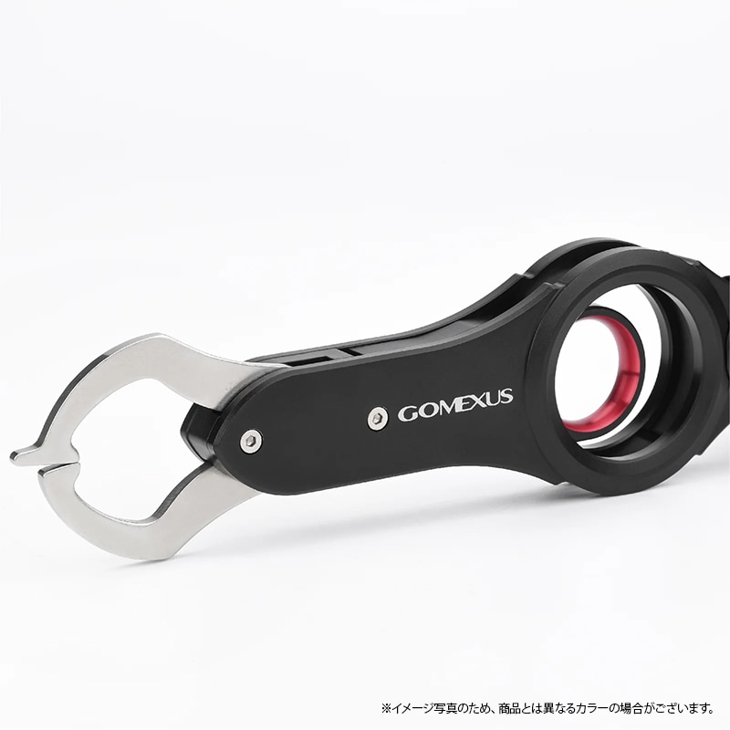 ゴメクサス フィッシュグリップ IW18 ブラック×ゴールド アルミニウム合金6065製 計重可能 フィッシング 魚つかみ 釣り具