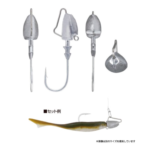 ジグヘッド 釣り 釣り針 ぶっ飛び静 フックサイズ2/0 ウェイト7g 2本入 Cultiva オーナーばり JH-63 No.12342
