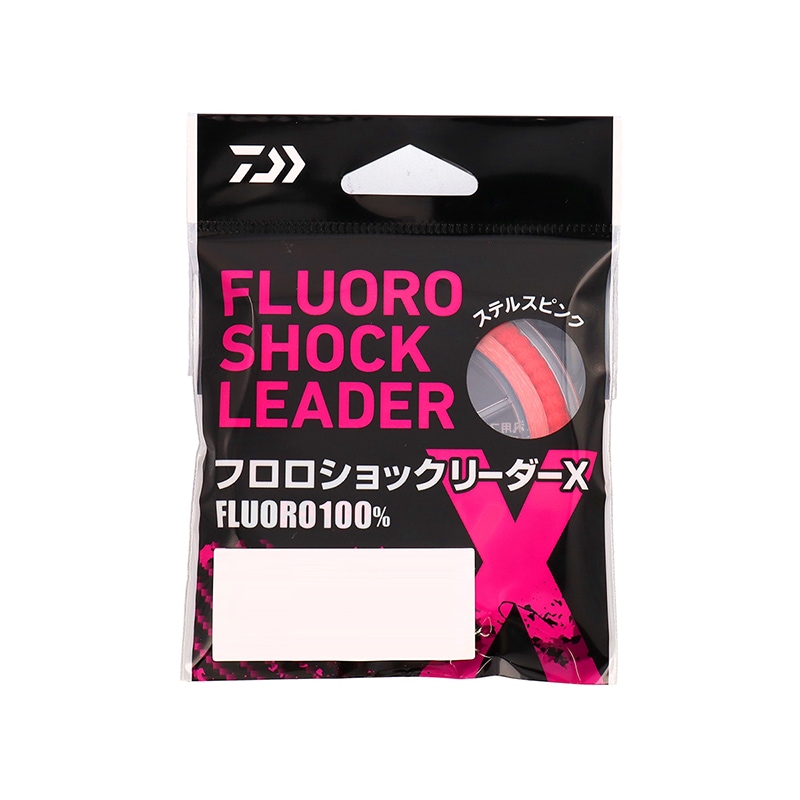 ダイワ フロロショックリーダーX ステルスピンク ライトゲーム ジギング アジング ライン 釣り糸 DAIWA