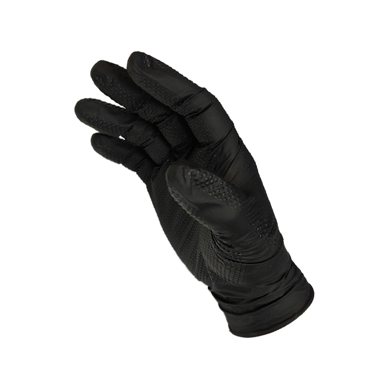 強力 ニトリル ディスポ グローブ 粉なし 釣り 表面凸凹 50枚入