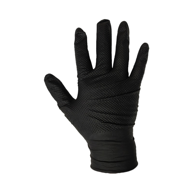 強力 ニトリル ディスポ グローブ 粉なし 釣り 表面凸凹 50枚入