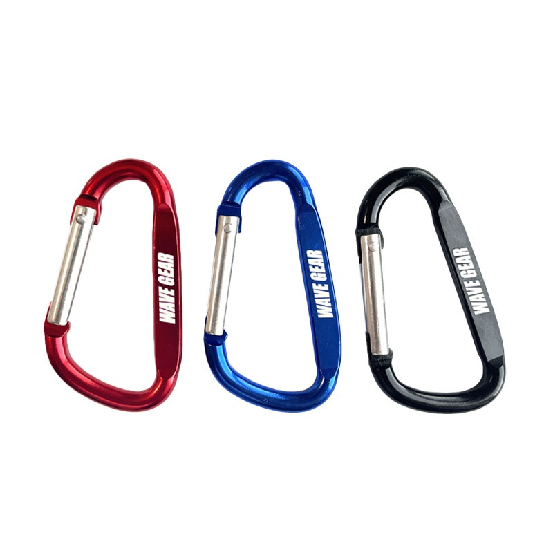 カラビナ3色セット Lサイズ 釣り KP-389 ストリンガー アクセサリー フィッシング WAVE GEAR