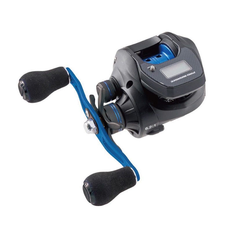 デジタルスティール DS200W ダブルハンドル ベイトリール 右ハンドル 釣り デジタルカウンター搭載 PE3号 150M プロマリン