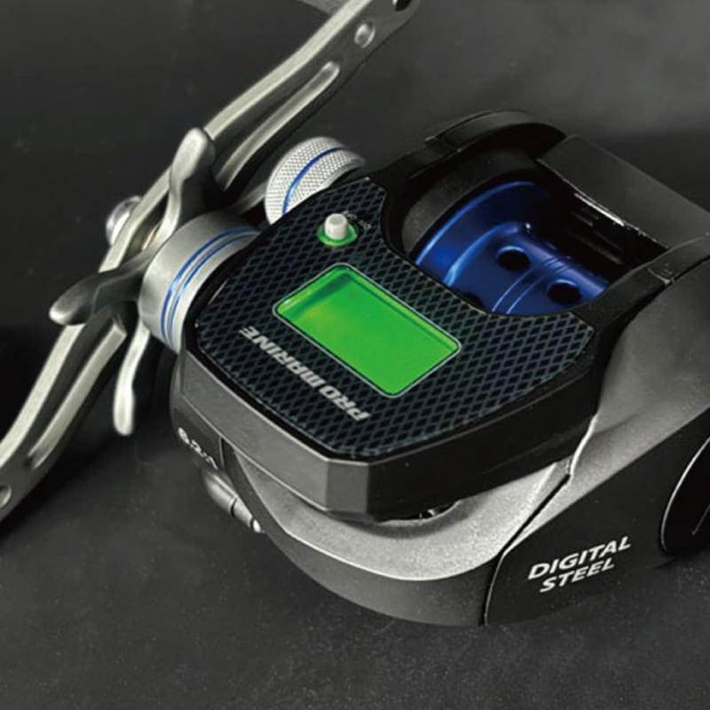 デジタルスティール DS200W ダブルハンドル ベイトリール 右ハンドル 釣り デジタルカウンター搭載 PE3号 150M プロマリン