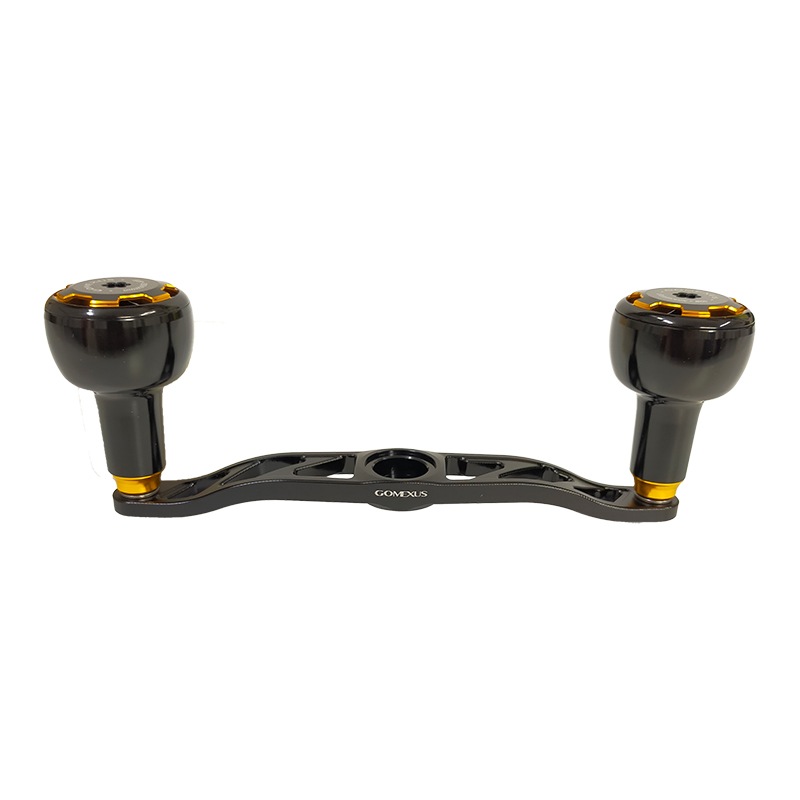 ゴメクサス　ハンドルパーツ　ルアー等セット ゴメクサス アルミ製ハンドル + アルミ製ノブ ブラックゴールド