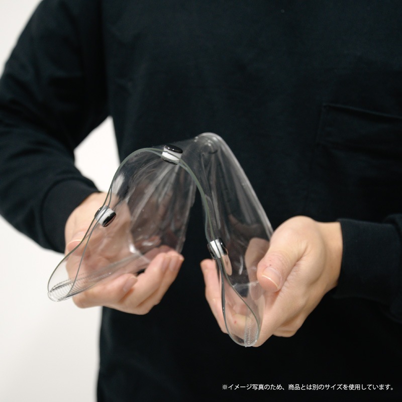 観察ケース 釣り キャプチャー Lサイズ 折り畳める PVC素材 スケール30cm W360×H160×D55mm 山波商店 YAMANAMI MYT01-6