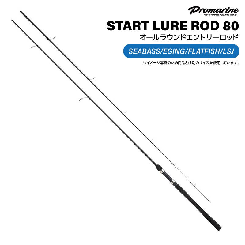 釣り竿 スタートルアーロッド 80 ソルトウォーター ショアゲーム ロッド スピニングモデル ルアー オールラウンド エントリーロッド PRO MARINE プロマリン