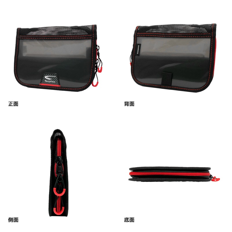 シマノ セフィア エギホルダー スモークグレー Rサイズ BP-221S 釣り 4×21×15cm 14本収納 エギング エギケース  収納ケース エギストッカー フィッシング