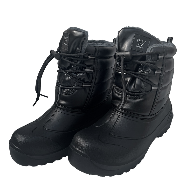 ウインターライトブーツ KP-541 ブラック 釣り フィッシングシューズ 内ボア 防寒 軽量 フィッシング 長靴 WAVE GEAR