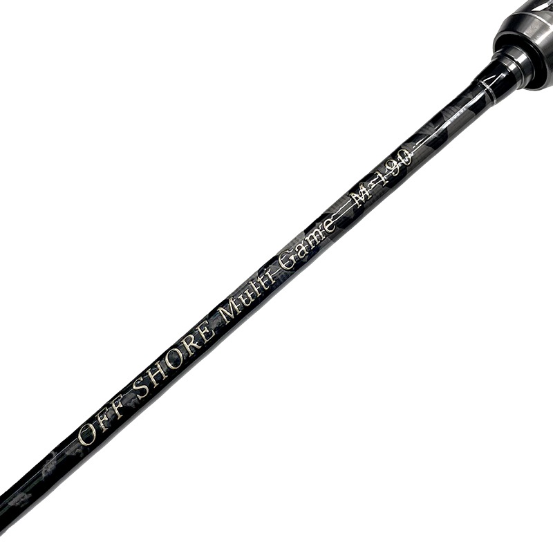 釣り竿 オフショアマルチゲーム M-190 ロッド カーボン92％ グラス8％ 全長1.9m 2本継 鉛負荷20号～50号 船竿 マダイ アジ カサゴ FIVE STAR