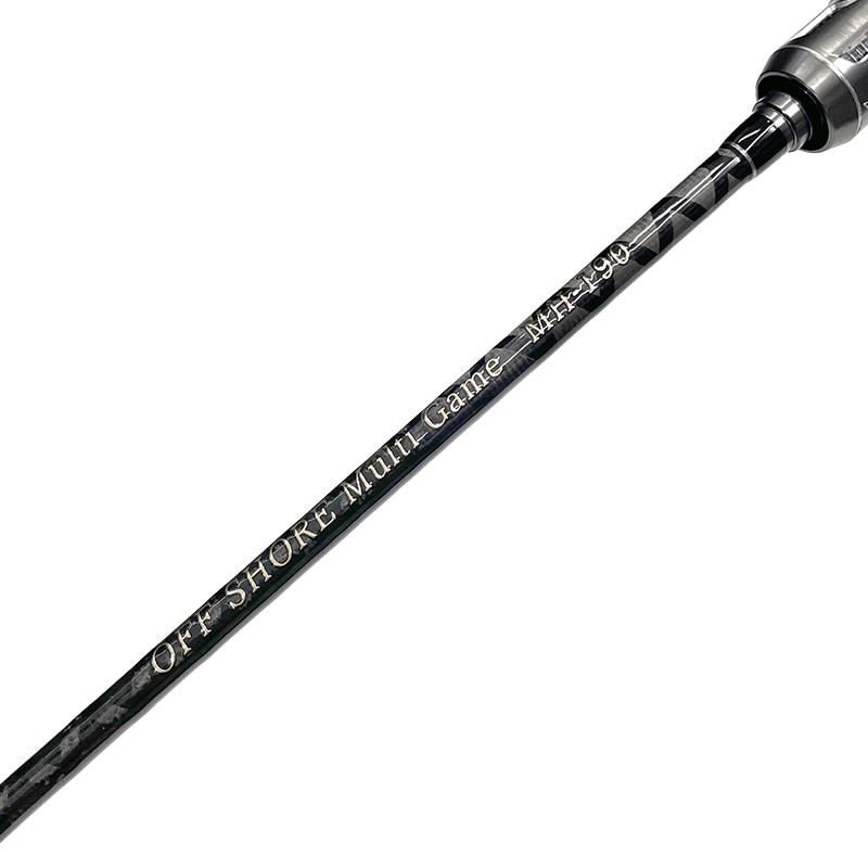 釣り竿 オフショアマルチゲーム MH-190 ロッド カーボン92％ グラス8％ 全長1.9m 2本継 鉛負荷30号～80号 船竿 マダイ アジ カサゴ FIVE STAR