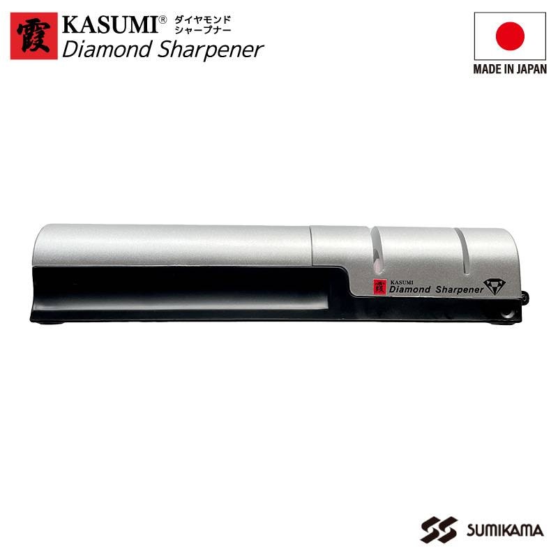 包丁研ぎ器 ダイヤモンドシャープナー 日本製 霞KASUMI No.33001 両刃包丁専用 セラミック砥石 ダイヤモンド砥石 簡単 包丁研ぎ キッチン 砥石 シャープナー SUMIKAMA