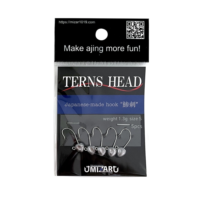 ミザール ターンズヘッド 釣り TRN-S フックサイズS 5個入 アジング ジグヘッド