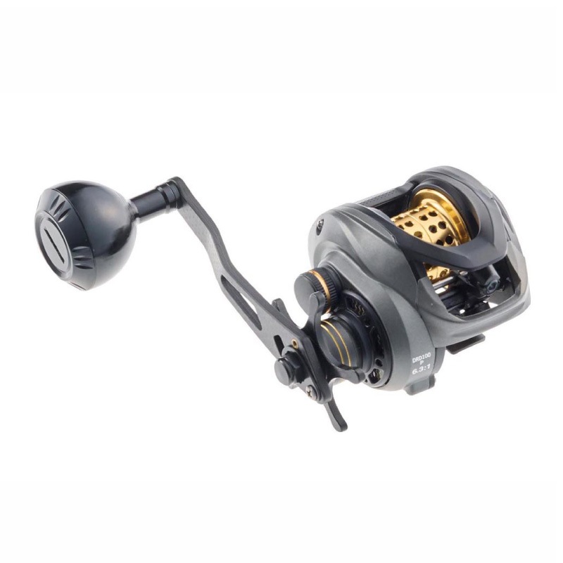 ベイトリール パワーハンドルモデル ドレッド DRD100P 釣り PE対応 アルミパワーハンドルノブ 1WAY+6BB 糸なし 箱入り オフショアゲーム 船用 PRO MARINE