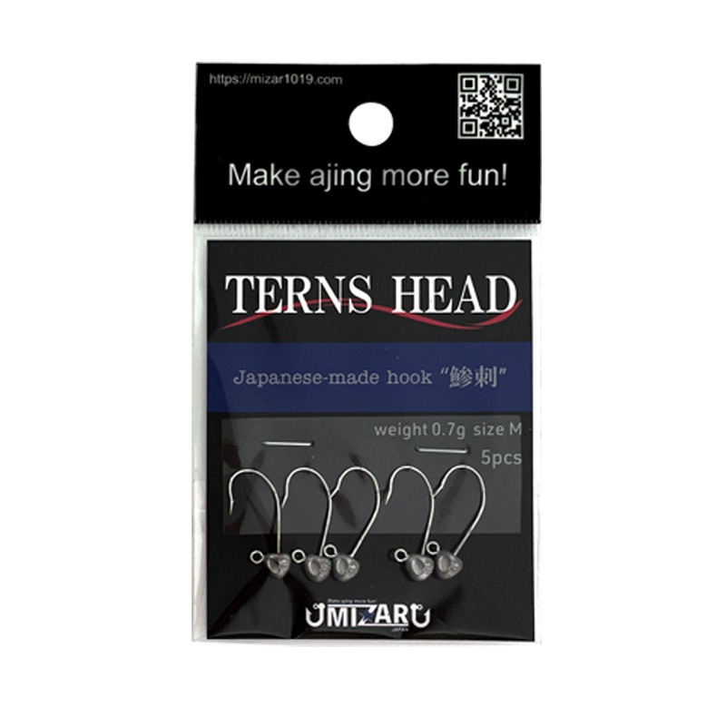 ミザール ターンズヘッド 釣り TRN-M フックサイズM 5個入 アジング ジグヘッド