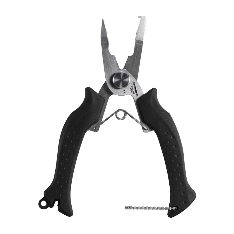 シマノ ミニリングプライヤー CT-545P ブラック 釣り PE対応 リングオープナー 00～3 フッ素加工 ラインカッター ハンドルエンドロック フィッシング