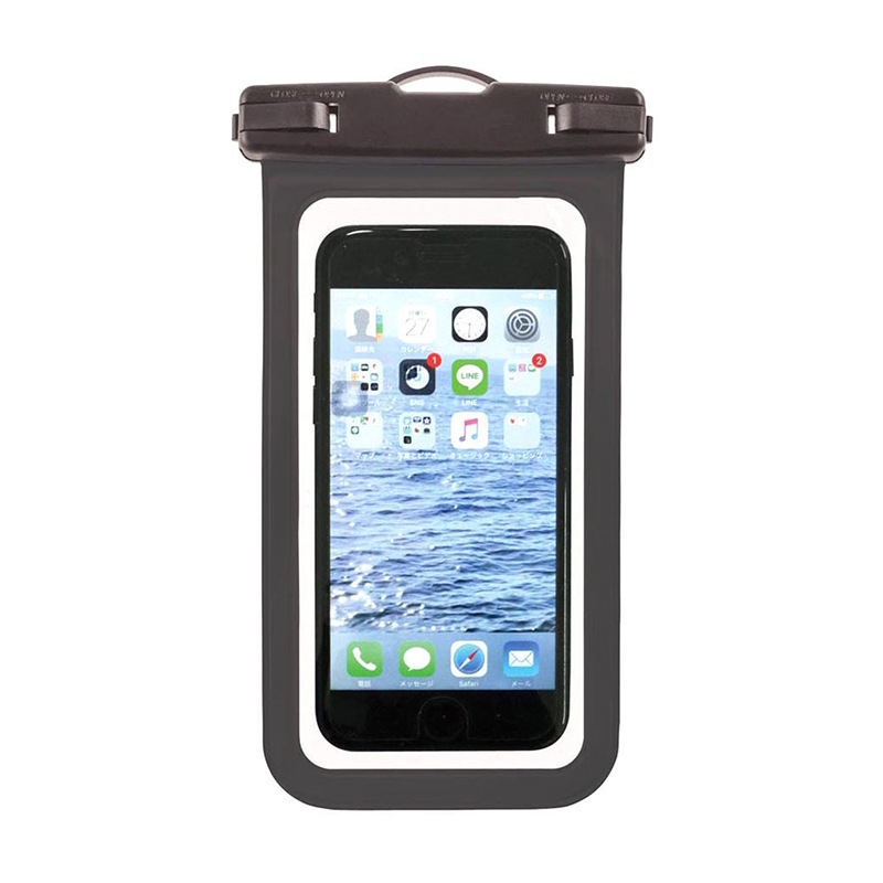 防水 スマホケース ANP727-BK ブラック クロスファクター 釣り