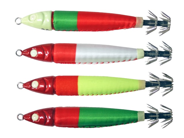 鉛スッテ 30号 4色セット イカメタル専用 イカ釣り 釣り KMY-1575