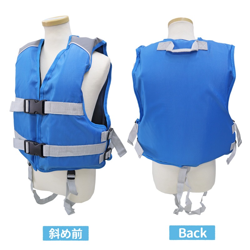ライフジャケット 簡易 ジュニアフローティングベスト FV-6161 Mサイズ 2着セット ファインジャパン  子供用 釣り 川遊び 水遊び こども用