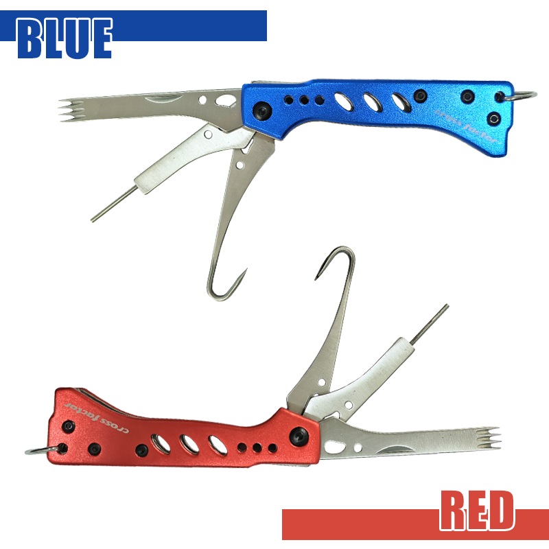 スクイッドブレード プラス ATK755 イカ締め 釣り 全長約148mm カンナ補修 ギャフ 3機能搭載 コンパクト 折畳時85mm cross factor イカ釣り