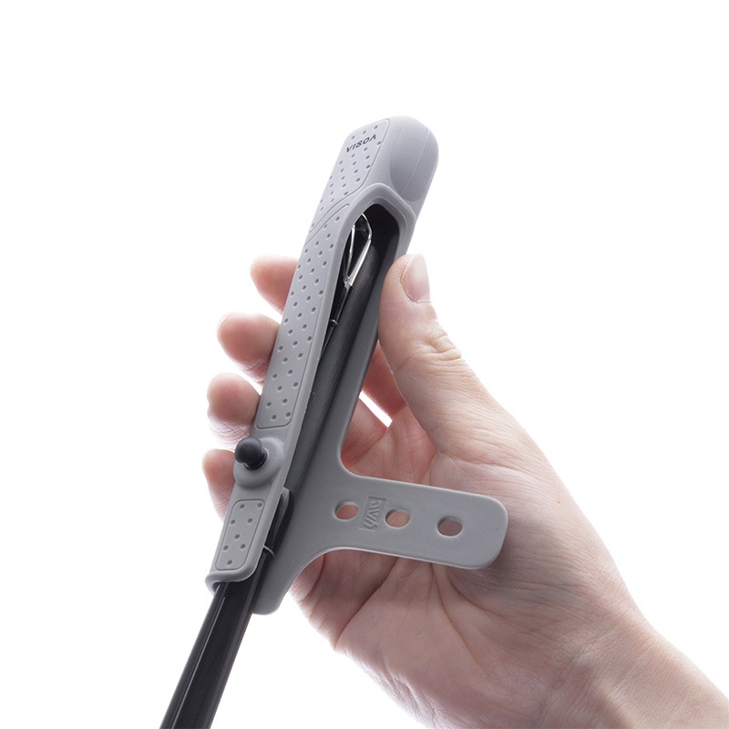 シリコーン ティップカバー グレー ロッド ティップガード 釣り シリコン フィッシング  ハード 伸縮バンド式 穂先保護 折れ防止 アジング エギング 持ち運び 車 収納 UA23 ビソア VISOA 槌屋ヤック 取り寄せ商品