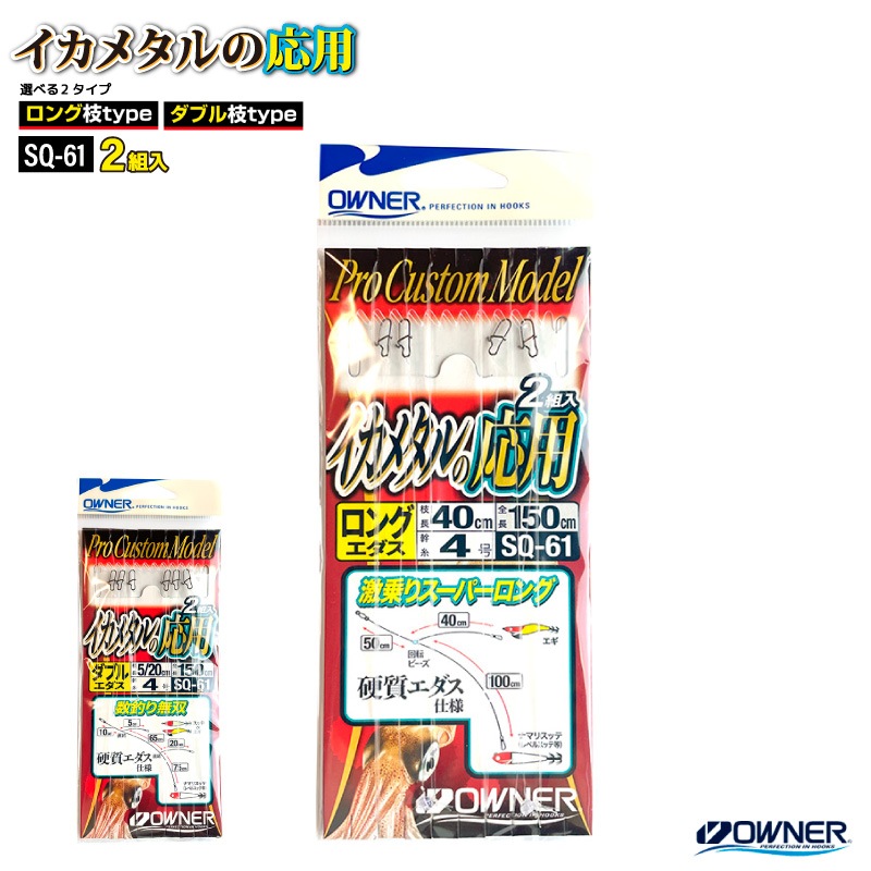 イカメタル 仕掛け リーダー 釣り イカメタルの応用 モリグ ドロッパー