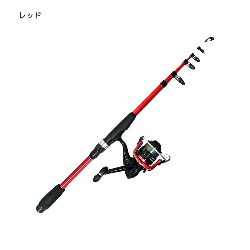 ファミリー フィシング セット ロッド5本 釣用具箱付き