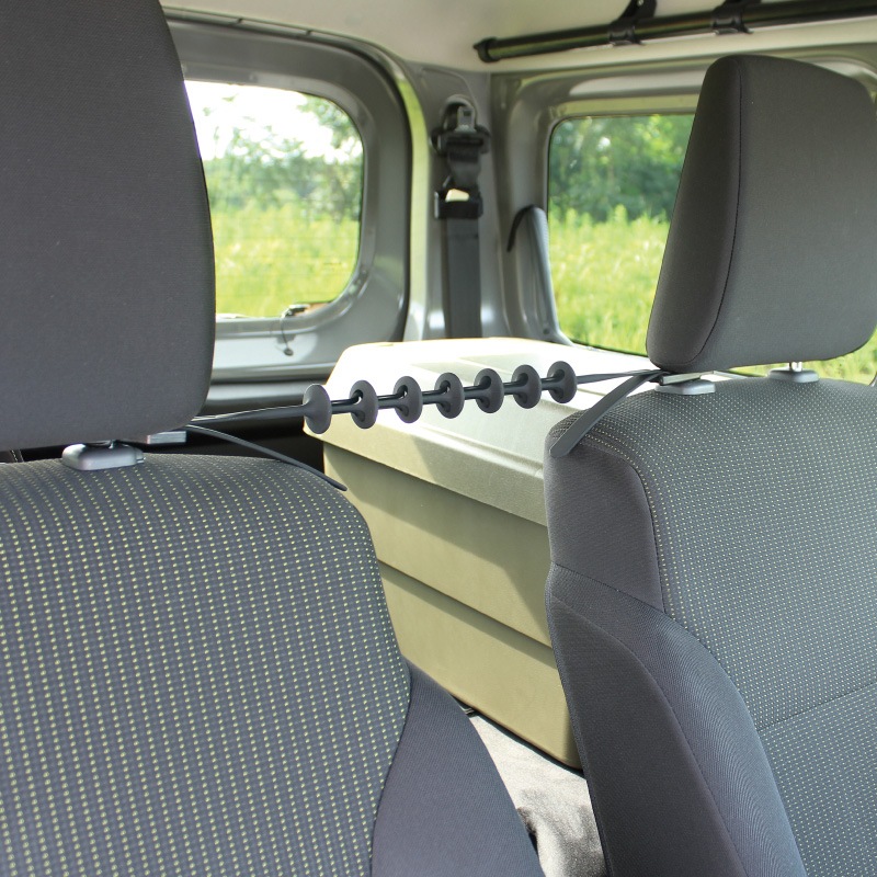 ロッドスポット ロッドホルダー 釣り 車載 ヘッドレスト 釣り竿 収納 車内 ロッド収納 シリコーン ラバー 伸縮 調整 簡単取付 SUV 軽自動車 ミニバン 対応 40~80cm UA13 VISOA ビソア 槌屋ヤック 取り寄せ商品