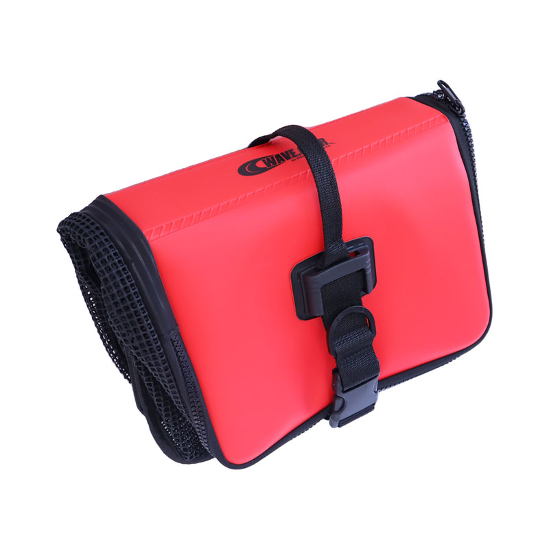 フロートスカリ KP-491 M 36×26×27cm 釣り フタで浮く EVA製 魚活かし WAVE GEAR フィッシング