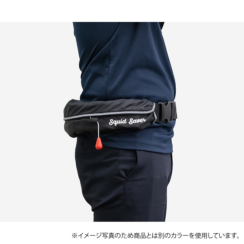 YO-ZURI 釣り人共創型限定 ライフジャケット 桜マーク付 自動膨張式 SQ-YO 腰巻き式 救命胴衣 国土交通省型式承認品 タイプA Squid Saver ヨーヅリ YO-ZURI 釣り人共創型限定 ライフジャケット 桜マーク付 自動膨張式 SQ