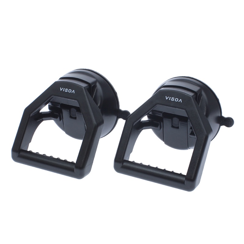 マルチバー用吸盤 車 吸盤 強力 車内用バー 取付 ブラケット 車 釣り ガラス 吸盤 ベース 特殊ゲル吸盤 固定 ロック解除 レバー付 耐荷重2.5kg ブラック UA14 VISOA ビソア 槌屋ヤック 取り寄せ商品