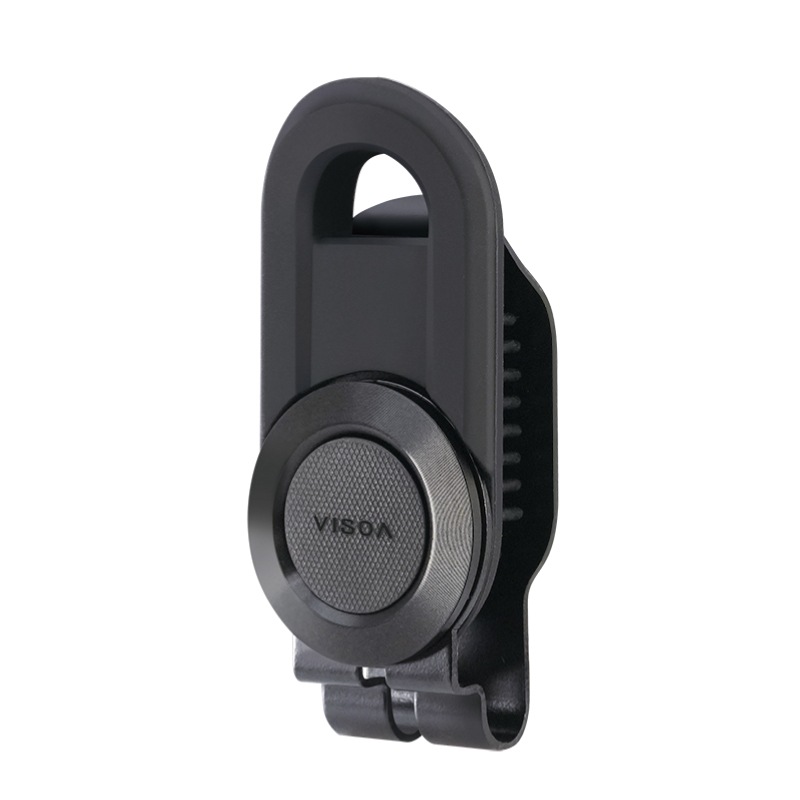 キャップオン サングラスキーパー キャップ用 キャップ サングラスホルダー クリップ式 サングラスキーパー 釣り ゴルフ ランニング メンズ レディース 固定 落下防止 傷防止 差し込み 簡単装着 シリコーン ブラック UA38 VISOA ビソア 槌屋ヤック 取り寄せ商品