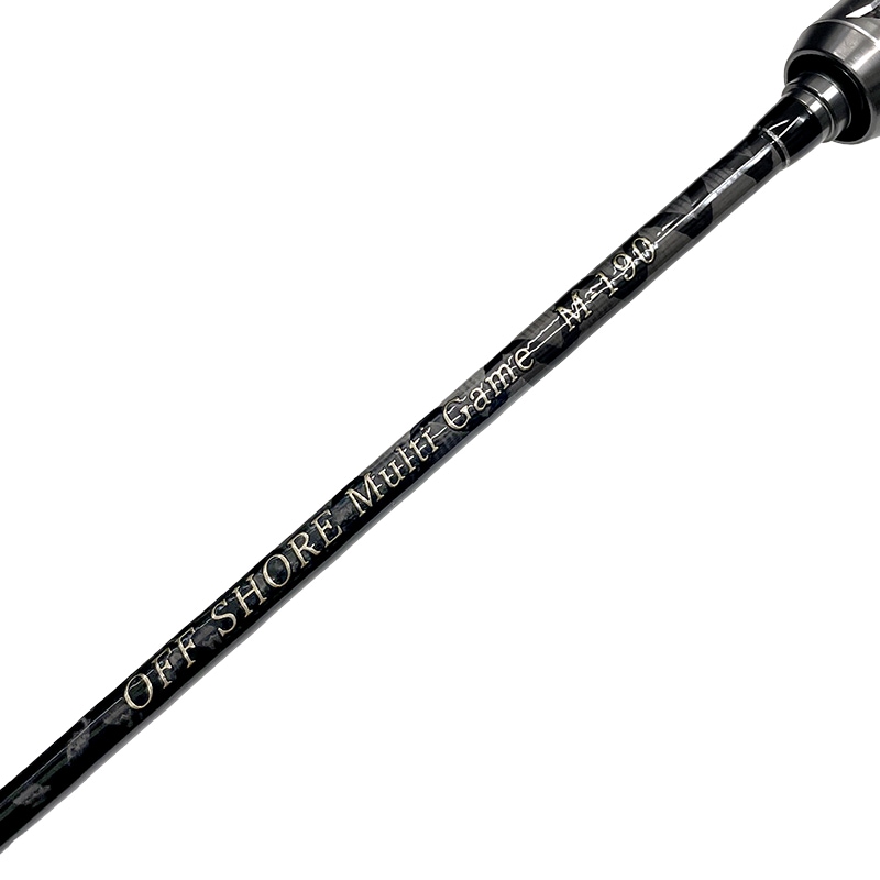 釣り竿 オフショアマルチゲーム M-190 ロッド カーボン92％ グラス8％ 全長1.9m 2本継 鉛負荷20号～50号 船竿 マダイ アジ カサゴ FIVE STAR