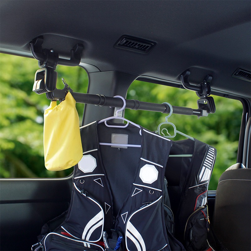 マルチアジャスタキット 車内 収納 突っ張り棒 固定 ブラケット マルチグリップバー 専用 パーツ RV-51 RV-61 対応 ロッドケース 釣り フィッシング 荷物 高さ調整 縦横取付 UA5 ビソア VISOA 槌屋ヤック 取り寄せ商品