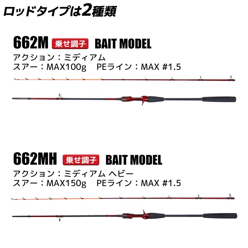 釣り竿 ロッド アーティロッサ タイラバ ベイトモデル マダイ 根