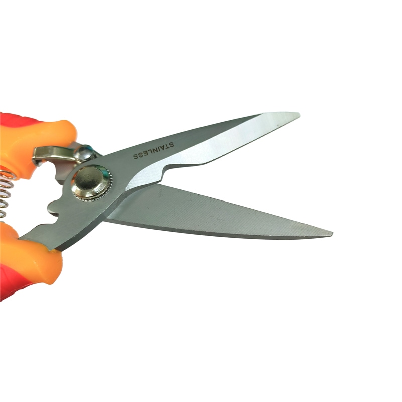 マルチカットロング V-159 釣り 全長約200mm ステンレス製 ギザ刃仕様 タカ産業