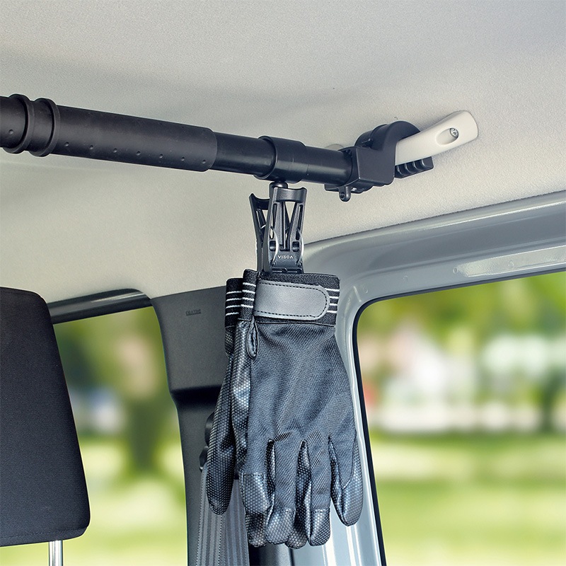 マルチバー用グリップフック 車内 収納 小物 フィッシンググローブ 挟んで吊り下げ 360度回転 マルチグリップバーパーツ 簡単取付 釣り 荷物 車中泊 カー用品 車内バー UA17 ビソア VISOA 槌屋ヤック 取り寄せ商品