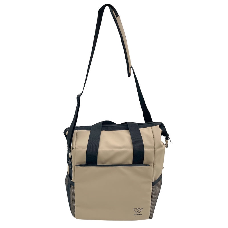 ソフトクーラーバッグ 15L 釣り クーラーボックス 保冷バッグ 大容量 500ml ペットボトル 12本収納 トートバッグ ボックス型 2WAY 変形 キャンプ アウトドア レジャー KG-434 WAVE GEAR
