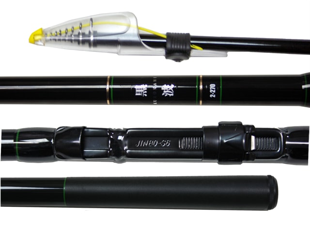 カーボンロッド 中小継磯竿 黒波 2-270 継数4本 釣り竿 釣り FIVE STAR