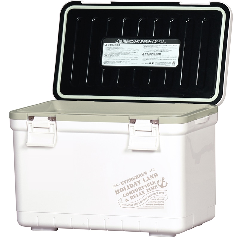ホリデーランドクーラー CBX-17H ホワイト 約Ｗ454×Ｄ258×Ｈ311 釣り 伸和 フィッシング アウトドア