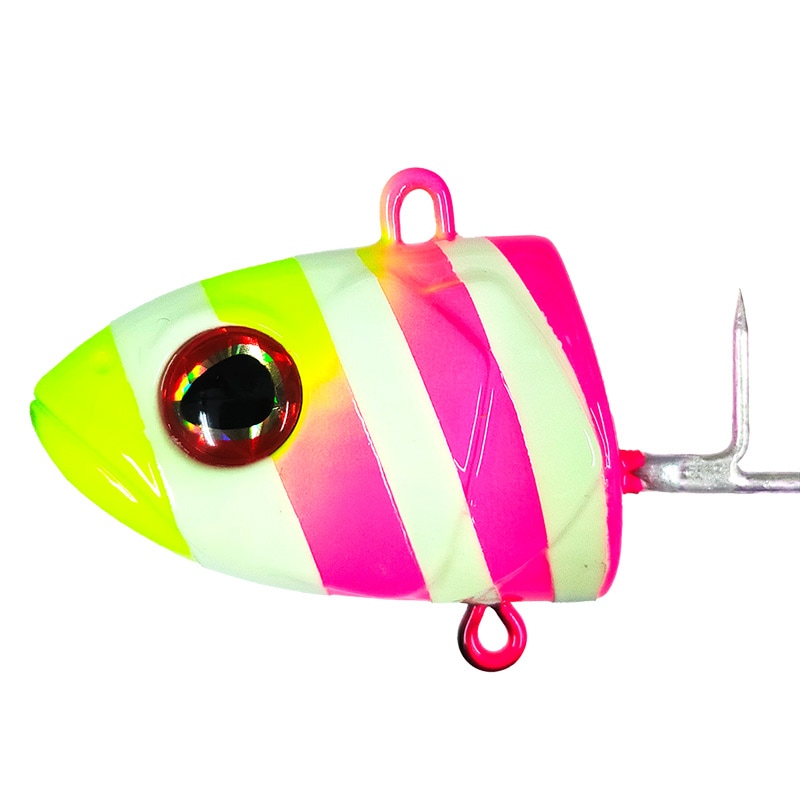 OWNER 掛獲船太刀魚テンヤ 50号 187g Z-6215 タチウオテンヤ 船 太刀魚テンヤ 仕掛け フック シングル 船釣り 船テンヤ グロー 夜光 UV発光 タチウオ釣り 掛けテンヤ 短軸 即掛け 強靭フック オーナーばり