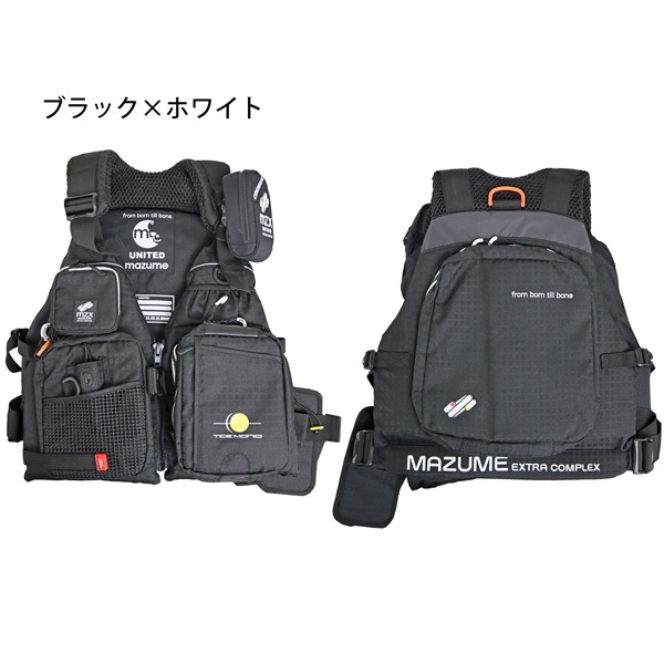 MZXタイドマニアライフジャケット 釣り フィッシング用 フローティングベスト MZXLJ-049 マズメ MAZUME