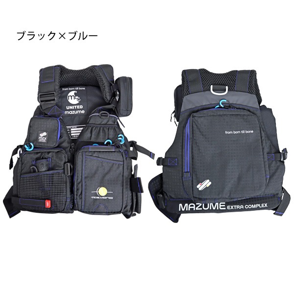MZXタイドマニアライフジャケット 釣り フィッシング用 フローティングベスト MZXLJ-049 マズメ MAZUME